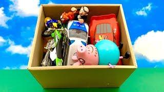  Toy Box  जबवकी डला आश्चर्य अंडा खिलौने का संदूक किशोरी माशा और भालू