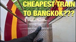  CHEAPEST TRAIN FROM HAT YAI TO BANGKOK - 3RD CLASS SEATER