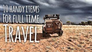 Full time travel essentials! Our top 10 must have items