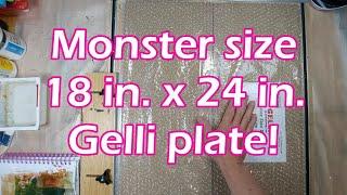 Monster Size Gelli Plate!