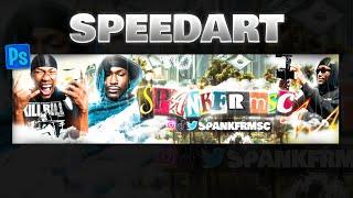 Speedart banner tutorial - Photoshop