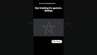 Get better aim and improve eyesight with 500fps eye training. #eye