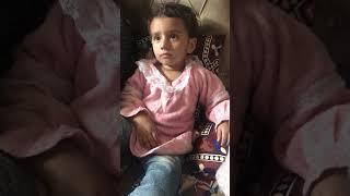 Hafsa was asking for a feeder, but when she gave it, she started looking angry #cutebaby  #ytshorts