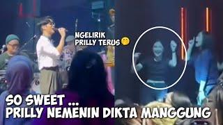 Lucunya Dikta Gak Fokus Nyanyi Ngelirik Prilly Terus 