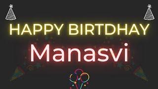 Happy Birthday to Manasvi - Birthday Wish From Birthday Bash