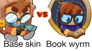 BTD6 | Etienne’s base skin vs his *NEW* Book wyrm skin