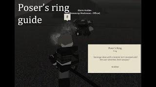 How to get the new poser's ring   | Deepwoken