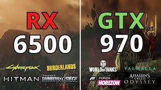 RX 6500 XT VS GTX 970 - TEST IN 12 GAMES