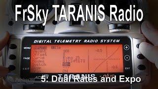 (5/12) FrSky TARANIS Radio – Dual Rates (D/R) and Expo (Exponential) setup