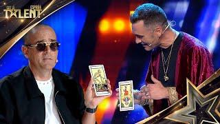 Karim makes TAROT and COMEDY in the same number | Auditions 5 | Spain's Got Talent 2024