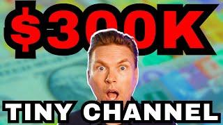 How I Make $300k/yr from a SMALL Youtube Channel