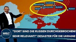 PUTINS KRIEG: "Dort sind die Russen durchgebrochen! Das ist sehr relevant!" Desaster für die Ukraine