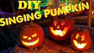 3 EASY STEPS - DIY Halloween 3D Singing Pumpkin Setup - AtmosFX Digital Decorating and Projector