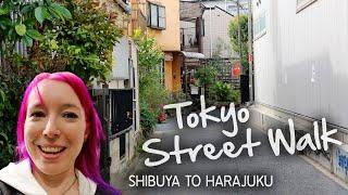  Walking from Shibuya to Harajuku  Tokyo Street Walk