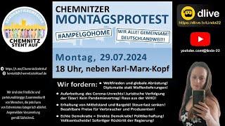 Chemnitzer Montagsprotest - 29.07.2024