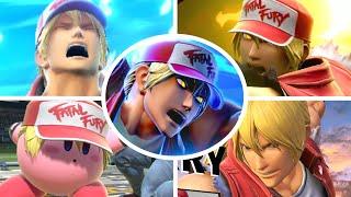 Terry Bogard All Victory Poses, Final Smash, Kirby Hat & Palutena Guidance in Smash Bros Ultimate