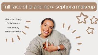 sephora sale haul 2022 | first impressions: fenty beauty, charlotte tilbury, rare beauty, tarte