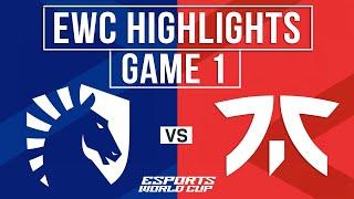 TL vs FNC Highlights Game 1 | EWC 2024 Quarterfinals | Team Liquid vs Fnatic