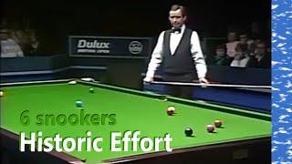 Historic Frame: 6 snookers required | John Spencer vs Jimmy White | 1987 British Open QF