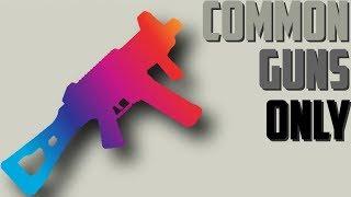 Zombs Royale - COMMON GUNS ONLY CHALLENGE!