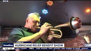 Carl Fischer on Good Day Tampa Bay w/ Charley Belcher talking about Carl's Hurricane Relief Benefit