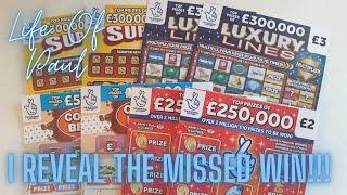 £20 mix of National lottery scratch cards. £20 mix of £3 and £2 scratch tickets 2024