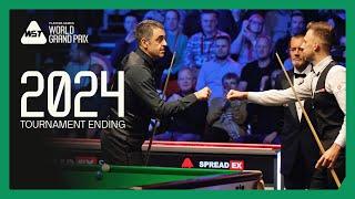 Ronnie O'SULLIVAN & Judd TRUMP Tussle For 2024 World Grand Prix Title! 