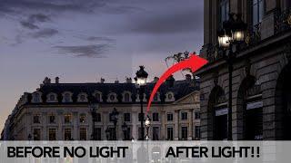 How to turn ON any CITY LIGHTS  with Lightroom Classic 2022