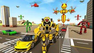 Butterfly Robot Car Game: Robot Transforming Games