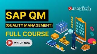 SAP QM (Quality Management) Training - Full Course | ZaranTech