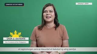 VP Sara Duterte's message for the new year