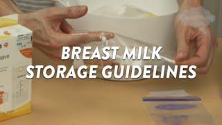 Breast Milk Storage Guidelines | CloudMom