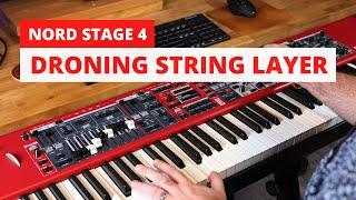 Nord Stage 4 - Building a Sustaining String and Piano Layered Sound
