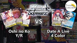 Oshi no Ko (Y/R) vs. Date A Live (4-Color) [Weiss Schwarz]