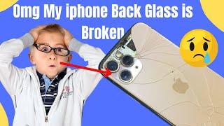 How To Replace iPhone 11 Pro broken back glass || Gsm Help Area.