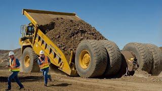 Dangerous Idiot Biggest Dump Truck Driving Skill Fails, Fastest Oversize Truck Machines Working #2