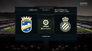 Лорка - Эспаньол 14 тур ЛаЛига Чемпионат Испании по футболу 22/23 FIFA 18 PS5