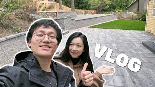 She's Vlog.15 独栋别墅新后院装修全记录在美国听台湾乐队livehouse淘宝海运开箱