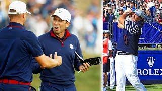 Highlights of Sergio Garcia & Alex Noren's Win v Phil Mickelson & Bryson DeChambeau | 2018 Ryder Cup