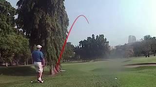 8th Hole ZZ Tee Shot Asia Pattaya Golf Course Pattaya Thailand