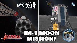 Odysseus Moonshot | IM-1 Mission in Kerbal Space Program!