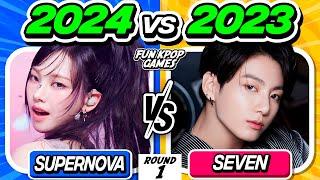 SAVE ONE DROP ONE: 2024 vs 2023 KPOP SONGS [ROUND 1] - FUN KPOP GAMES 2024