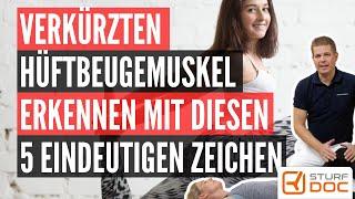 5 Anzeichen für einen verkürzten Hüftbeugemuskel. Psoas verkürzt?