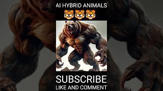 "The Bearbully Enigma"  || Ai Hybrid Animals || #shorts #hybrid