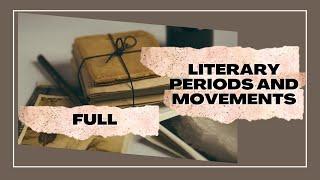 Literary Periods and Movements