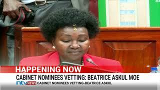 EAC Affairs and Regional Development CS nominee Beatrice Askul's vetting | FULL INTERVIEW