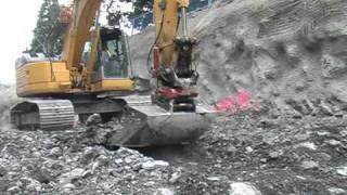 Rototilt on Komatsu excavators