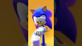 Sonic getting finger Trap in Grimmace Shake  #sonic