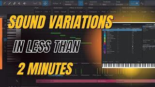 How to Create Sound Variations in less than 2 Minutes | PreSonus Studio One Tutorial