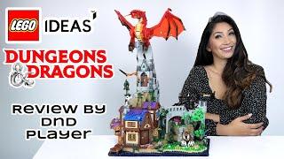 LEGO Ideas Dungeons & Dragons Red Dragon's Tale REVIEW  - Set 21348